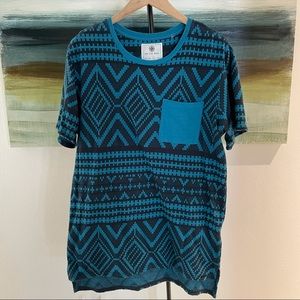 On the Byas Patterned T-shirt